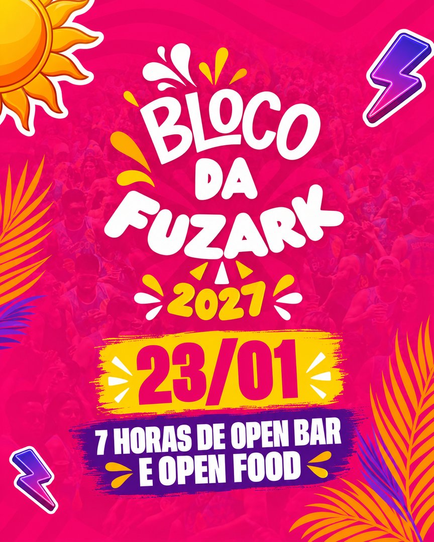 Bloquinho da Fuzark 2027